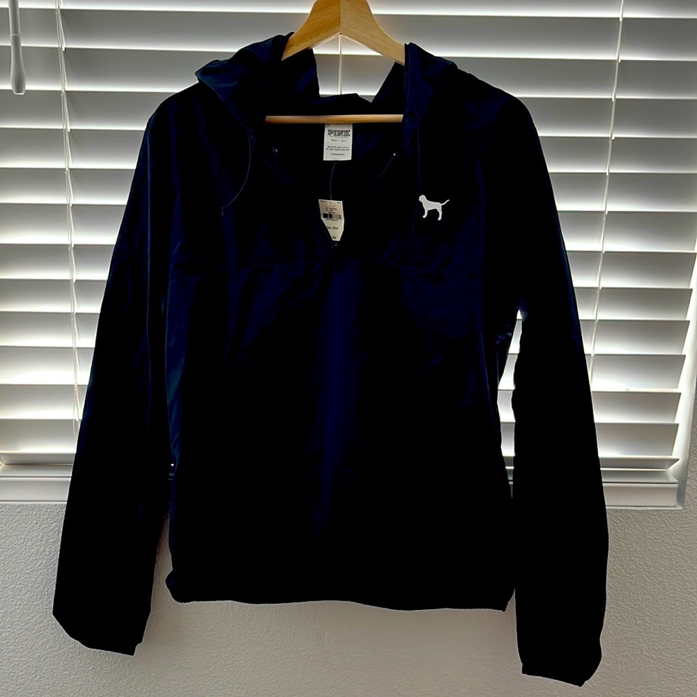 Victoria’s Secret brand-new with tags pull over nylon windbreaker. extra small.